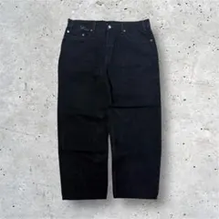 【極太】00s Levi's 550 ブラック デニム パンツ W38 L30