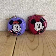 ディズニー　ミッキー ミニー コインケース ペア　ポーチ　2個セット
