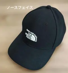 THE NORTH FACE 黒 キャップ ロゴ 帽子 ノースフェイス