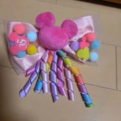 東京ディズニーリゾート 35周年 ミニー リボンクリップ ヘアアクセサリー