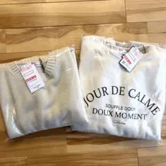 choco福袋（アソート2）2点セット トレーナー ニット Lサイズ しまむら