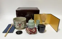 茶道具セット 香雲作 三島手茶碗 棗 茶入 収納箱付き - メルカリ