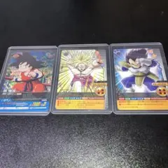 ドラゴンボール　カードダス　3枚　2006 孫悟空　2008 ベジータ　ブロリーのサムネイル