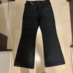 Goar archive STRAPPED FLARE OIL PANTS - メルカリ