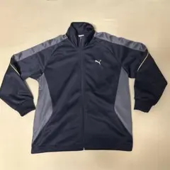 PUMA ジャージ ブラックとゴールド　140 サイズ