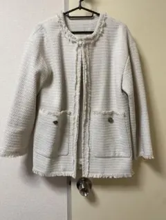 ノーカラーツイードジャケット⭐︎フォーマル