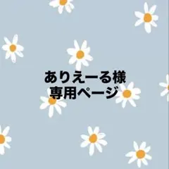 ありえーる様　専用ページ