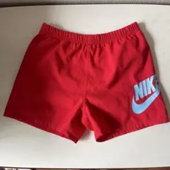 キッズNIKE レッドハーフスイムパンツ