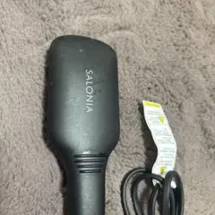 SALONIA ブラシヘアアイロン ブラック