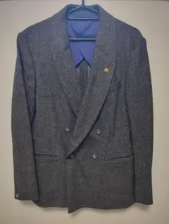 グレー ダブルブレスト ジャケット