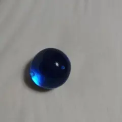 青色 ガラス玉 置物