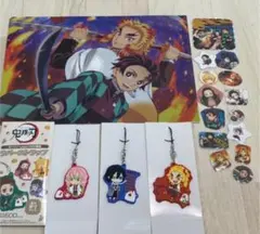 公式　鬼滅の刃　ラバーストラップ　クリアファイル