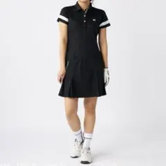 新品未使用✨FILA GOLF 半袖ワンピース M ブラックのサムネイル