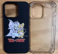 トムとジェリーiPhoneケース iPhone14pro &クリア