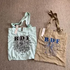 チャオパニックフラワー刺繍エコバッグ2点セット　【タグ付き】のサムネイル