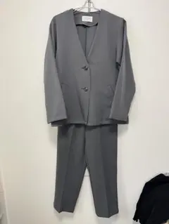 サマンサモスモス　セットアップ　着画あり　グレー