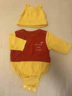 プーさん　60cm ロンパース 帽子付き