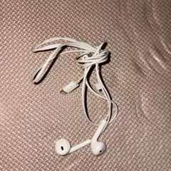 Lightningコネクタ 有線イヤフォン ホワイト