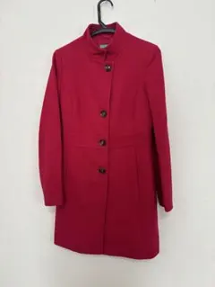 UNITED COLORS OF BENETTON 赤ウールコート 38のサムネイル
