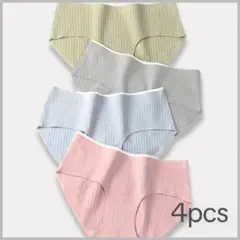 ストライプデザインショーツ 4枚セット