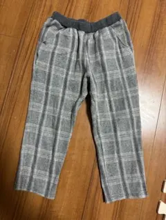 familiar グレーチェックパンツ　110cm