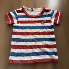 HYSTERIC MINI パイル地 ボーダーTシャツのサムネイル