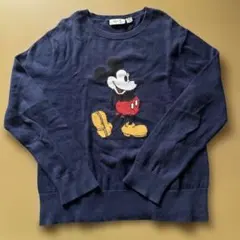 Disney ミッキーマウス 長袖カットソー ニット140cm