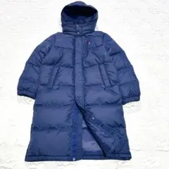 極美品❤︎ポロ ラルフローレン ダウンコート ロング フード付 ネイビー 洗える