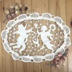 【アンナ】 タティングレース ドイリー ハンドメイド【26-21】 アンナ様専用】 タティングレース ドイリー ハンドメイド【26-21