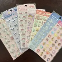 サンリオ　ぷくっとシール　ディズニープリンセス　ストーン　マイメロクロミキティ