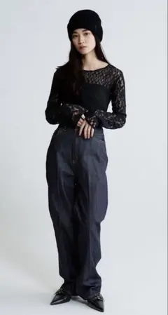 JEANASIS リジットストレートデニム S