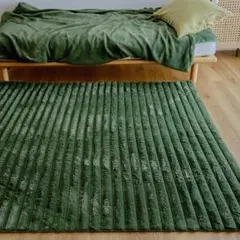 安心の日本メーカー テイジン ラグ 200×250cm カーキ 洗える 滑り止め