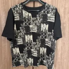 DEL CORSO　半袖Tシャツ　幾何学模様のサムネイル