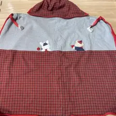 ファミリア　フード付きブランケット