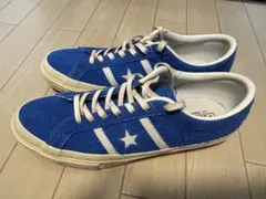 CONVERSE STAR＆BARS スター&バーズ スエード　青27.5 美品