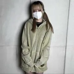 古着　ジップパーカー　y2k ストリート　realbvoice AW