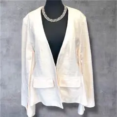 RUIRUE BOUTIQUE ジャケットテーラード 長袖 LL 大きいサイズ