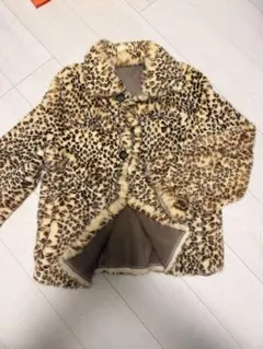 ✨最終破格セール✨EMBA毛皮コート　格安⭐️美品⭐️豹柄のコートとなります！
