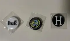 HUF 缶バッチー　3点セット