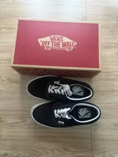 VANS コンフィクッシュ オーセンティック　ブラック スニーカー【箱付き】