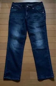 EDWIN ストレッチデニムパンツ M ヒゲ　ハチノス　テーパードデニム