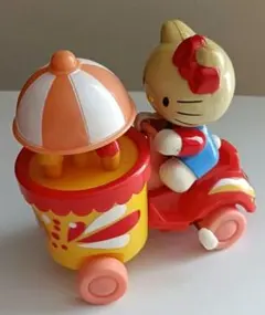 ハローキティ アイスクリームワゴン ゼンマイ式おもちゃ レトロ