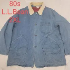 エルエルビーン 80s USA製 デニム カバーオール ライナー付 ハンティング