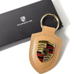 新品未使用】ポルシェ クレスト キーホルダー ペピタ 千鳥柄 限定