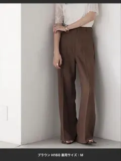 forksy. ポリツイル スラックス パンツ M