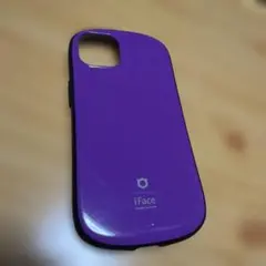 【中古】iPhone13 iFace スマホケース パープル