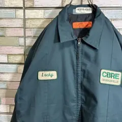 レッドキャップ　ワークジャケット　ブルゾン　中綿　ワッペン