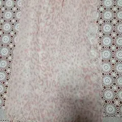 リネン100% レオパード柄ストール