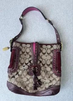 【希少・美品】Coach Y2K ホーボー ワンショルダーハンドバッグ