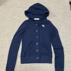 アバクロンビーアンドフィッチのネイビー色　パーカー